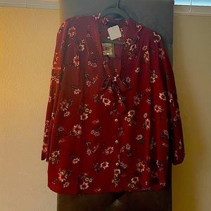 Long sleeve blouse 3X